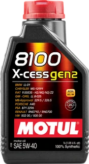 8100 X-CESS GEN2 5W-40 · 1L